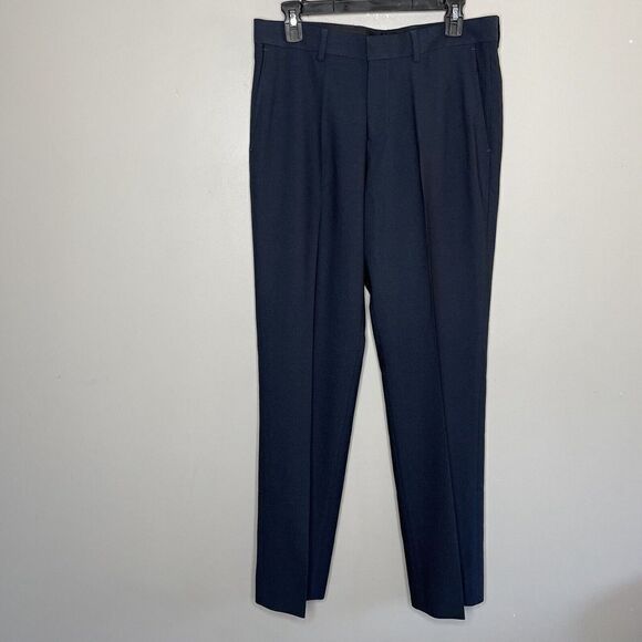 DOCKERS Pants Mens 31 x 32 Blue Modern Fit NEW Flat Front Dress Suit Stretch